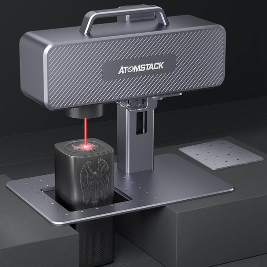M4 Fiber Laser Engraver 70x70mm High-Speed Desktop