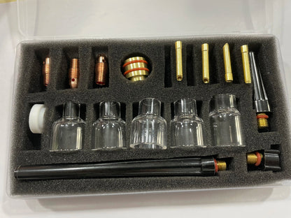 Tig 4#,5#,6#,7#,8# Tassen Pyrex-Glasdüsen-Kit für WP9/20 ARC Tig-Schweißen
