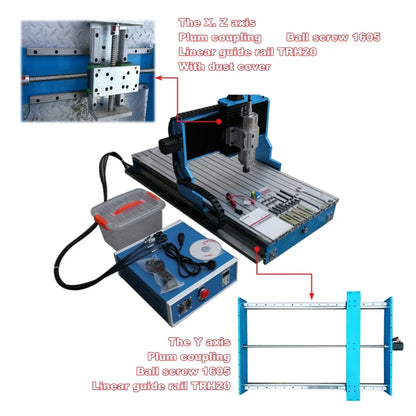 4-Achsen CNC 6040 Fräs- & Gravurmaschine