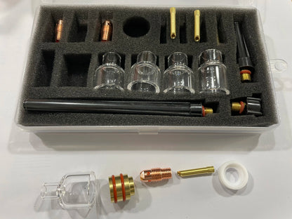 Tig 4#,5#,6#,7#,8# Tassen Pyrex-Glasdüsen-Kit für WP9/20 ARC Tig-Schweißen