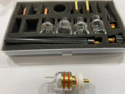 Tig 4#,5#,6#,7#,8# Tassen Pyrex-Glasdüsen-Kit für WP9/20 ARC Tig-Schweißen