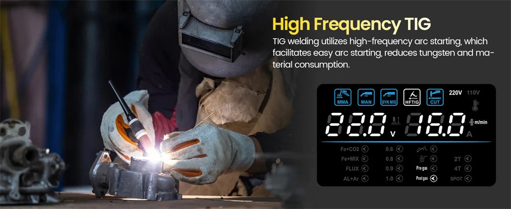 HZXVOGEN HVM270 6-in-1 Multi-Prozess Schweiß- und Schneidmaschine