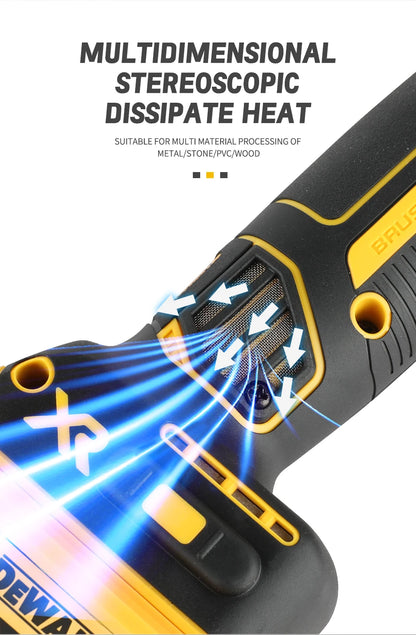 DEWALT FlatPro 18 V 125 mm bürstenloser Winkelschleifer