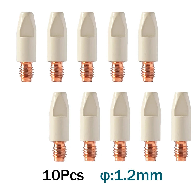 MIG-Brenner-Verbrauchsmaterial-Kit – Beschichtete Kontaktspitzen und Gasdüsen für 25AK