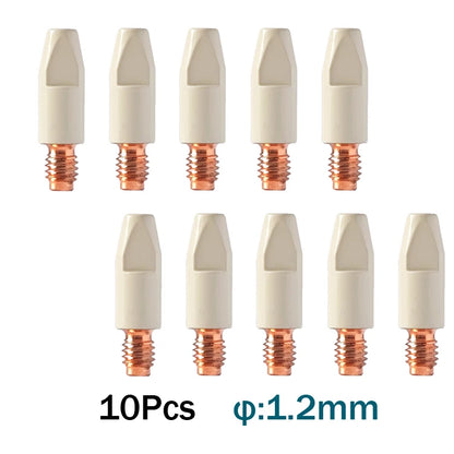 MIG-Brenner-Verbrauchsmaterial-Kit – Beschichtete Kontaktspitzen und Gasdüsen für 25AK