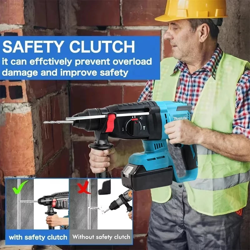 Makita 26V HammerPro – 18V bürstenloser Akku-Bohrhammer