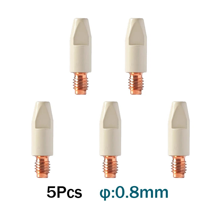 MIG-Brenner-Verbrauchsmaterial-Kit – Beschichtete Kontaktspitzen und Gasdüsen für 25AK