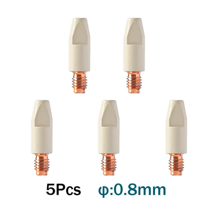 MIG-Brenner-Verbrauchsmaterial-Kit – Beschichtete Kontaktspitzen und Gasdüsen für 25AK