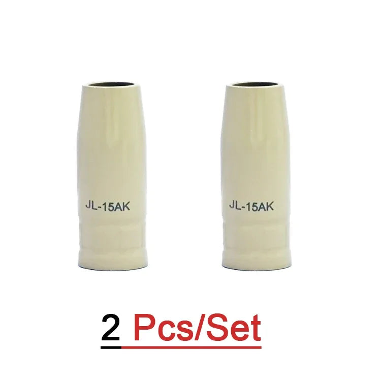 15AK Schweißzusatzmaterial-Set – Anti-Spritzer-Spitzen und Schutzdüsen