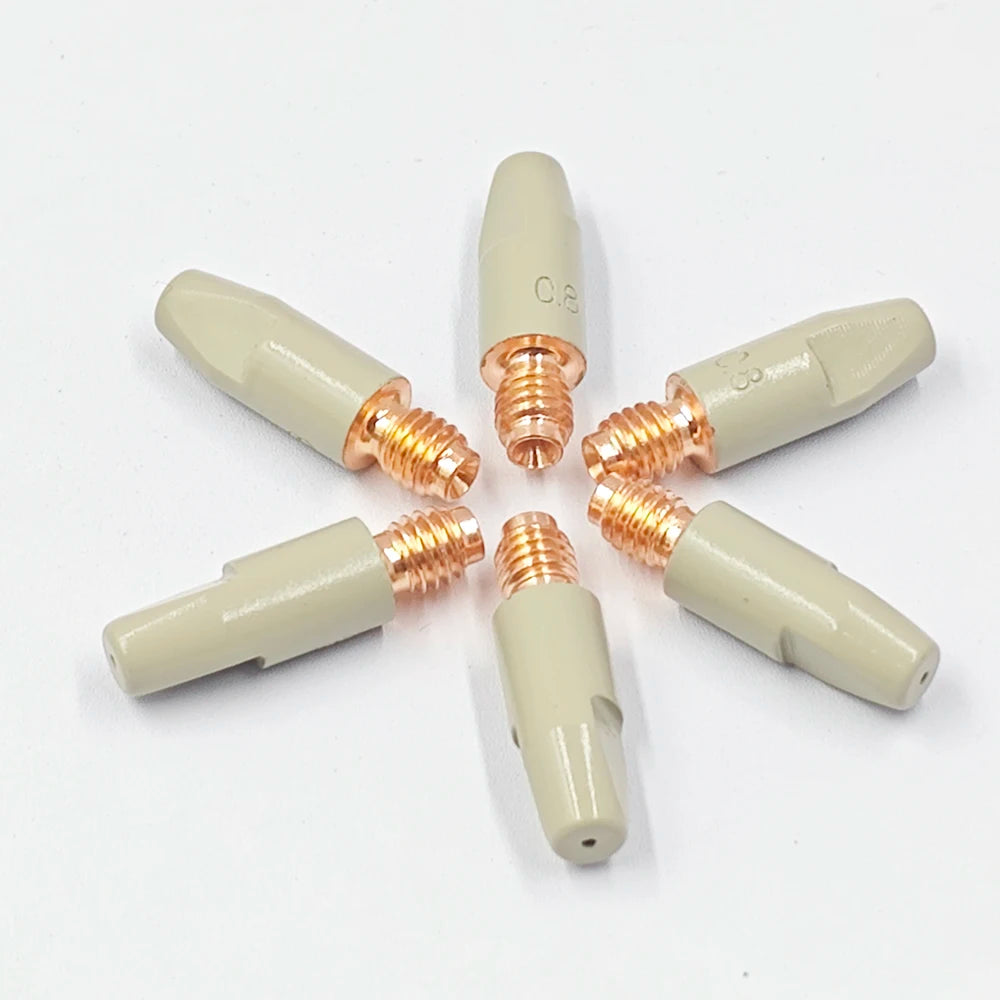 MIG-Brenner-Verbrauchsmaterial-Kit – Beschichtete Kontaktspitzen und Gasdüsen für 25AK