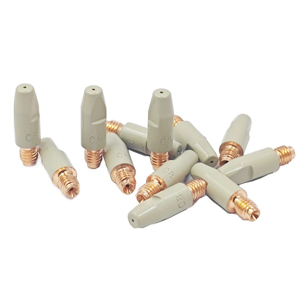 MIG-Brenner-Verbrauchsmaterial-Kit – Beschichtete Kontaktspitzen und Gasdüsen für 25AK