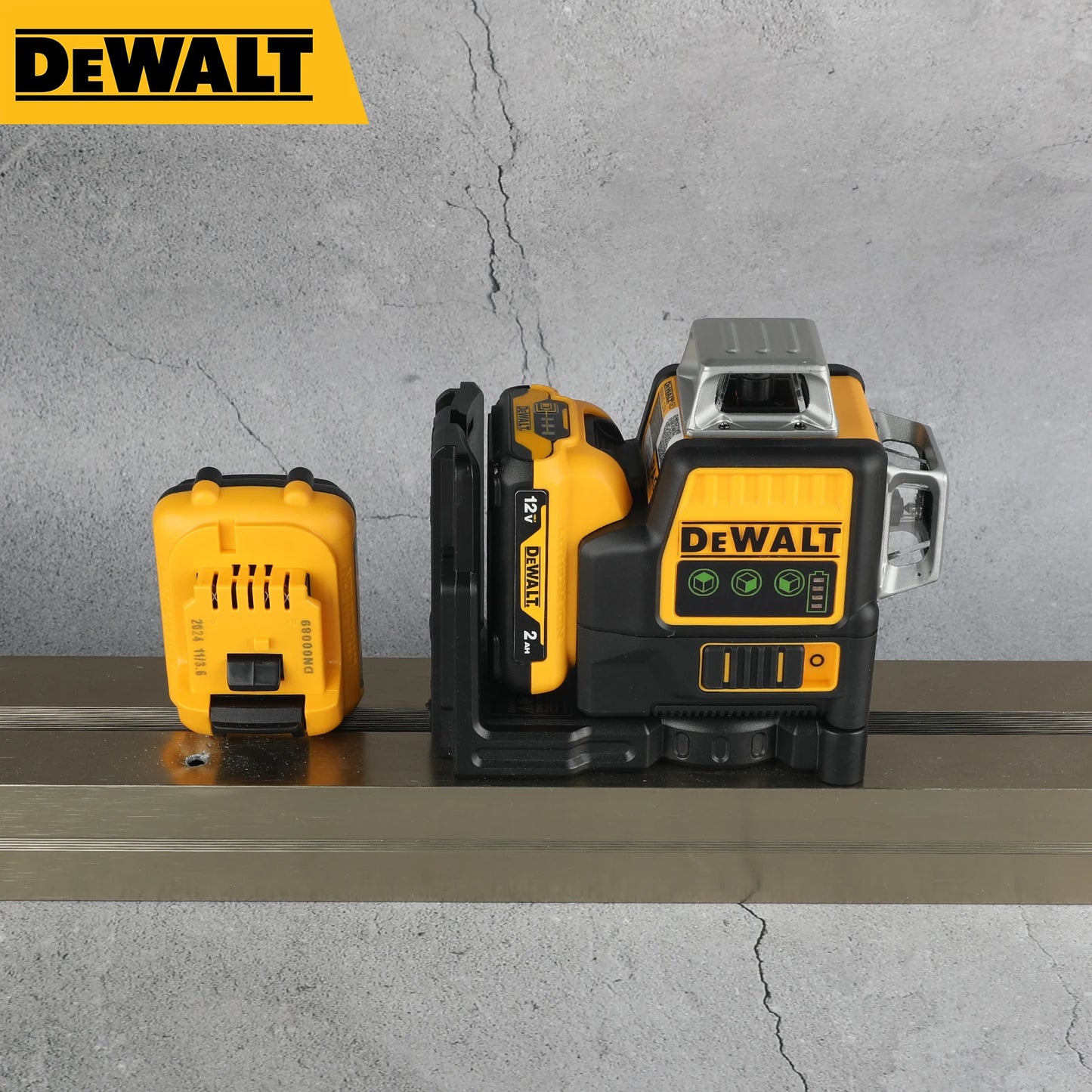 🟢 DEWALT DW089LG – 360° GreenBeam Laser-Wasserwaage