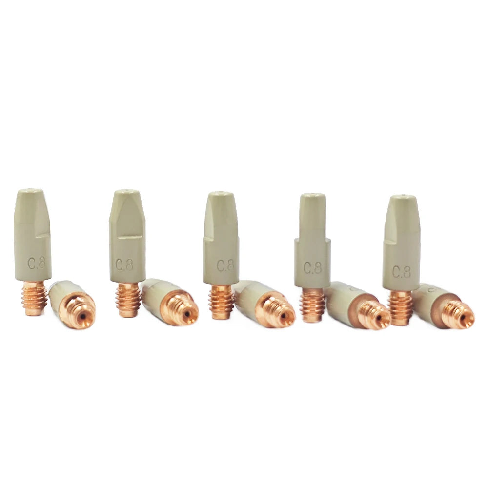 MIG-Brenner-Verbrauchsmaterial-Kit – Beschichtete Kontaktspitzen und Gasdüsen für 25AK