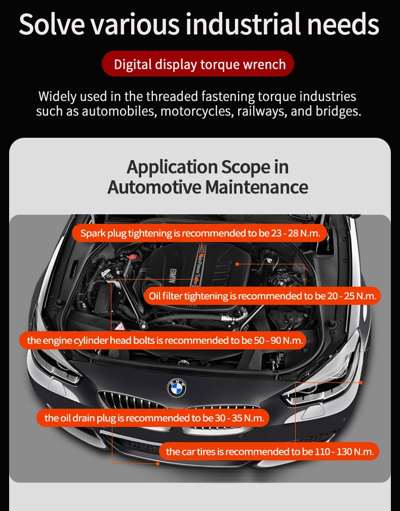 🔧 MOVECRAB TorquePro Digitaler Schraubenschlüssel