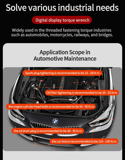 🔧 MOVECRAB TorquePro Digitaler Schraubenschlüssel