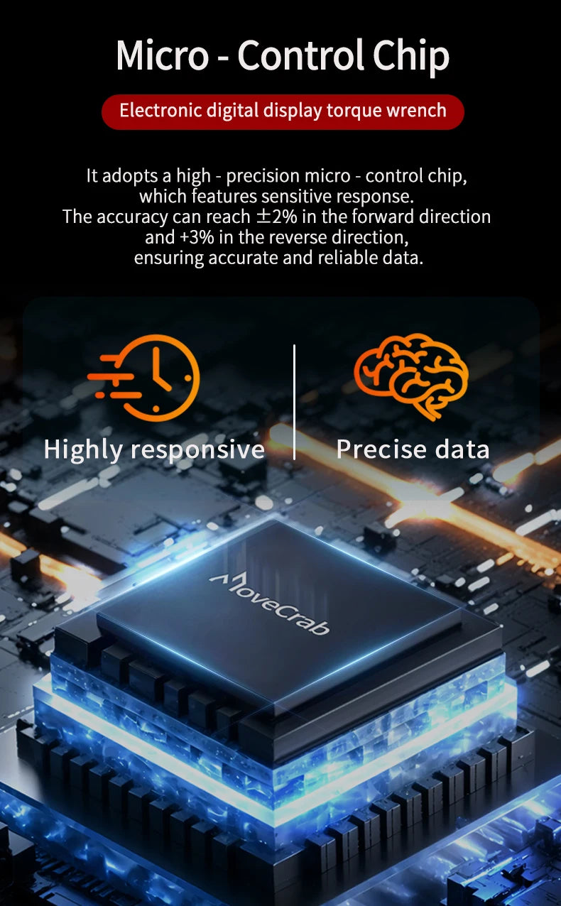 🔧 MOVECRAB TorquePro Digitaler Schraubenschlüssel