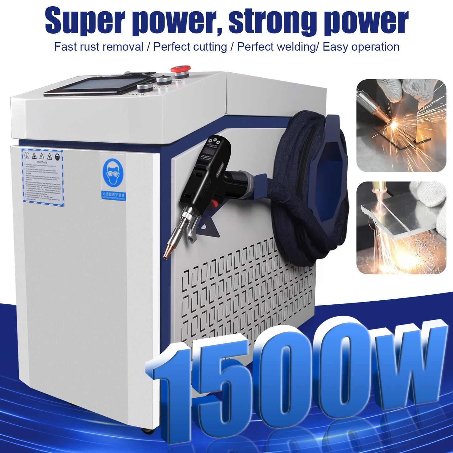 4-in-1 3000W Tragbarer Faserlaser-Schweißer