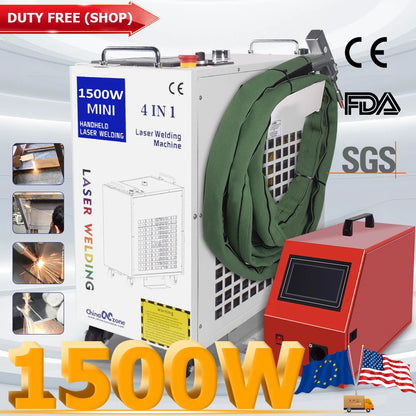 4-in-1 Laser-Schweißmaschine 1500–3000W, Wassergekühlt
