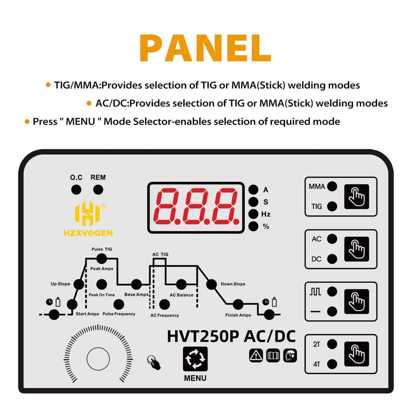 HITBOX HBT250P AC/DC Aluminium TIG Schweißgerät