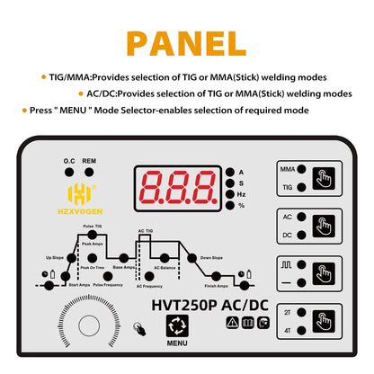 HITBOX HBT250P AC/DC Aluminium TIG Schweißgerät
