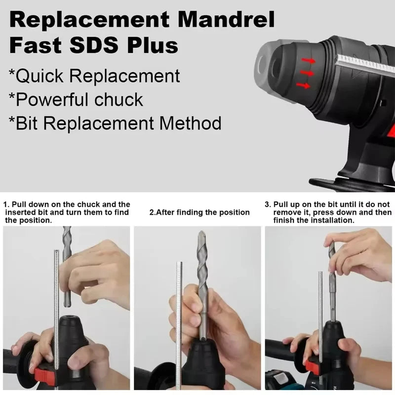 Makita 26V HammerPro – 18V bürstenloser Akku-Bohrhammer