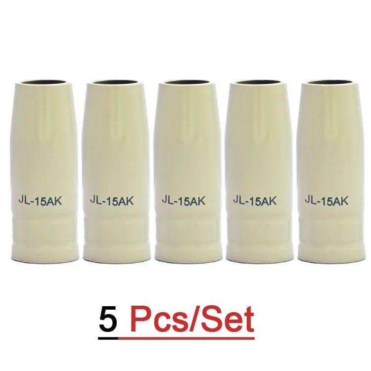 15AK Schweißzusatzmaterial-Set – Anti-Spritzer-Spitzen und Schutzdüsen