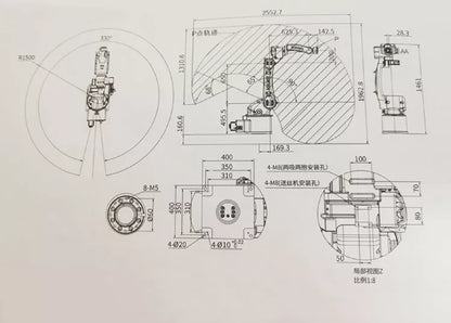 6-Achsen Schweißroboter für Rohre & Pipelines