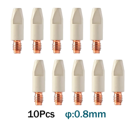 MIG-Brenner-Verbrauchsmaterial-Kit – Beschichtete Kontaktspitzen und Gasdüsen für 25AK