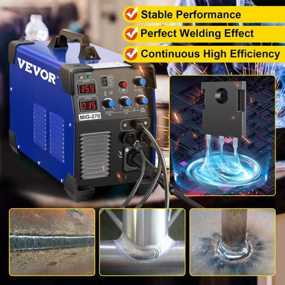 VEVOR 3-in-1 MIG/MMA/TIG Inverter Schweißmaschine