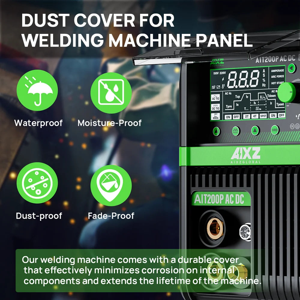 AIXZ 200A AC/DC 5-in-1 Schweißgerät – Aluminium, TIG & MMA