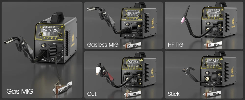 HZXVOGEN HVM270 6-in-1 Multi-Prozess Schweiß- und Schneidmaschine
