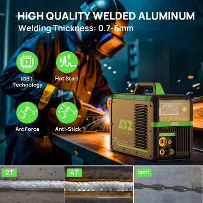 AIXZ 200A AC/DC 5-in-1 Schweißgerät – Aluminium, TIG & MMA