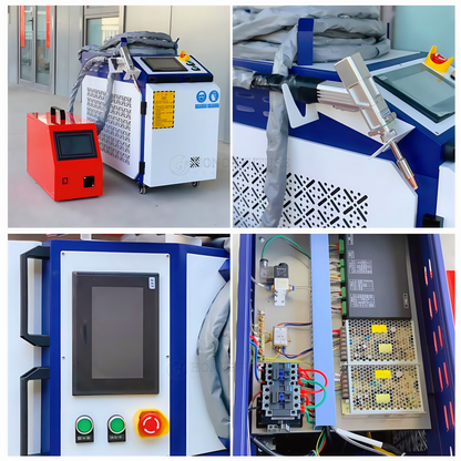 Handgeführte Faserlaser-Schweißmaschine 1500W / 2000W / 3000W