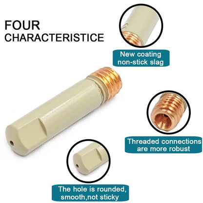 15AK Schweißzusatzmaterial-Set – Anti-Spritzer-Spitzen und Schutzdüsen