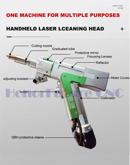 5-in-1 Handgeführte Laser-Schweißmaschine 1500–3000W