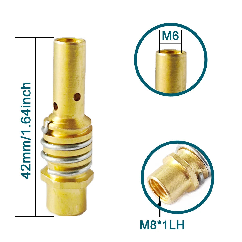 15AK Schweißzusatzmaterial-Set – Anti-Spritzer-Spitzen und Schutzdüsen