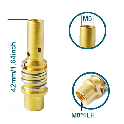 15AK Schweißzusatzmaterial-Set – Anti-Spritzer-Spitzen und Schutzdüsen