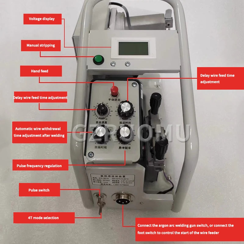⚡ DY-2018 PulseFeed Pro – Automatischer Argon-Lichtbogendrahtvorschub