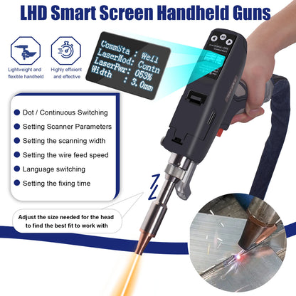 4-in-1 3000W Tragbarer Faserlaser-Schweißer