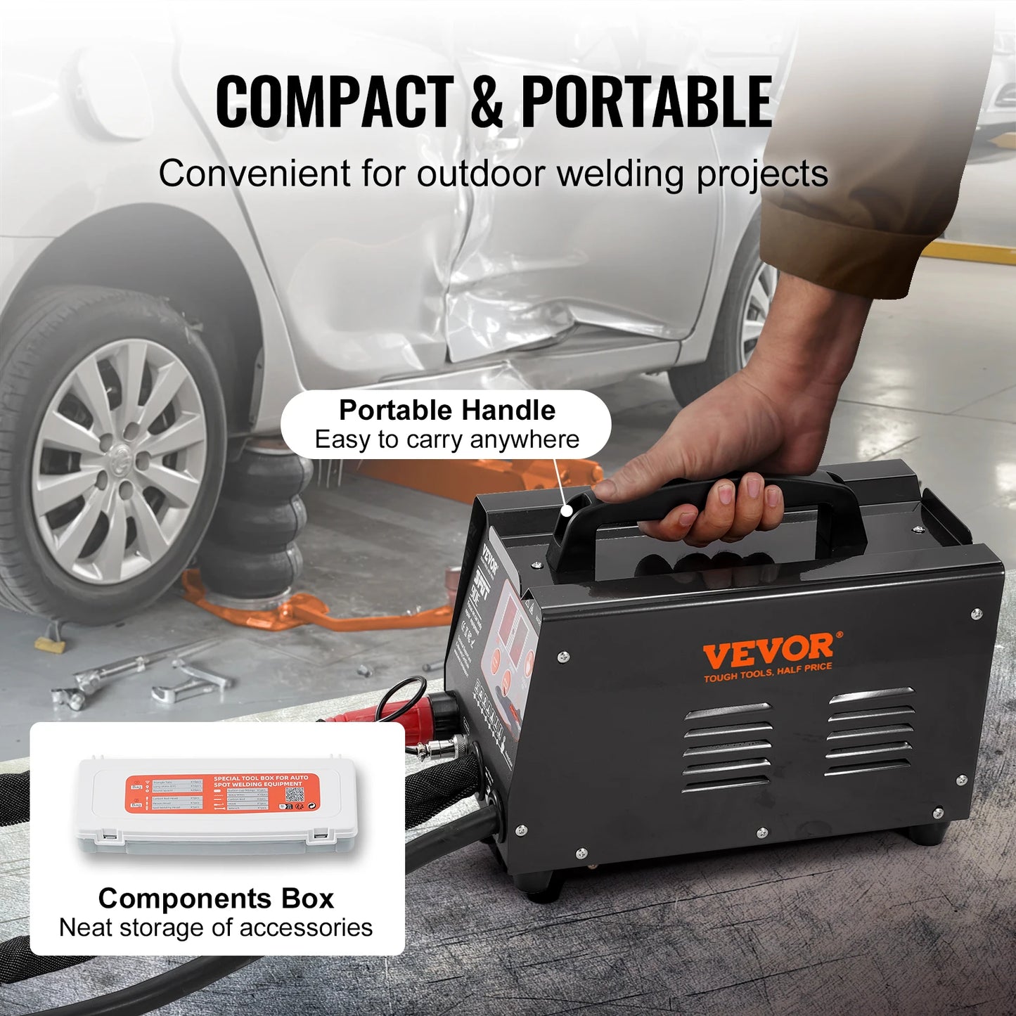 SucceBuy 3KW Spot Welder – Autokarosserie mit 2 Pistole