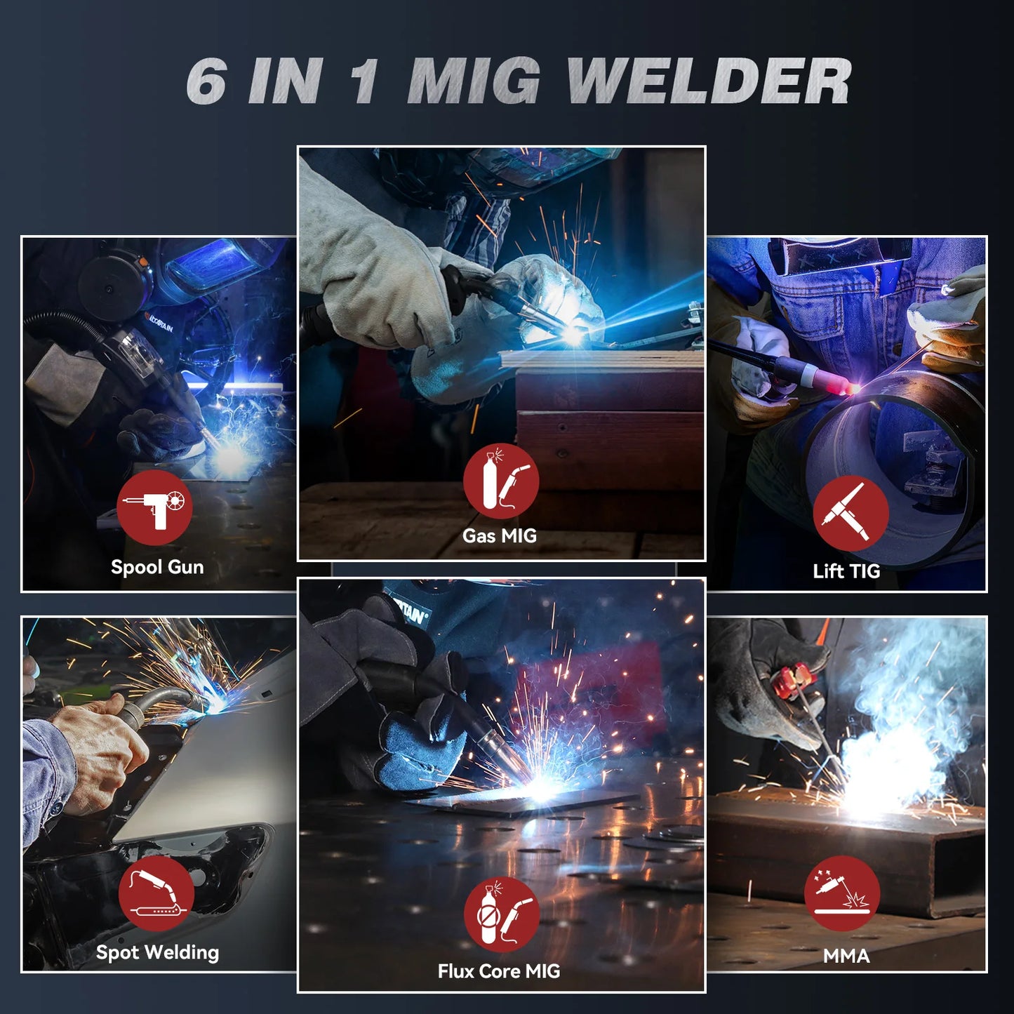 ARCCAPTAIN 6-in-1 Schweißmaschine