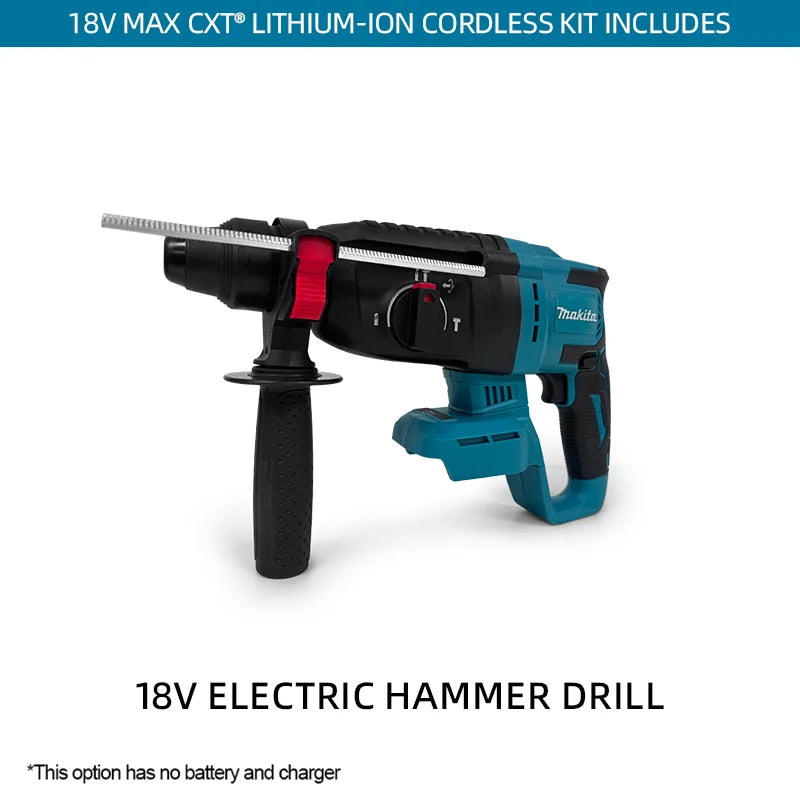 Makita 26V HammerPro – 18V bürstenloser Akku-Bohrhammer