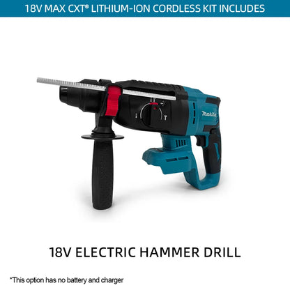 Makita 26V HammerPro – 18V bürstenloser Akku-Bohrhammer