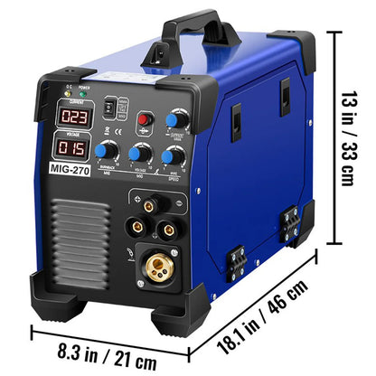 VEVOR 3-in-1 MIG/MMA/TIG Inverter Schweißmaschine