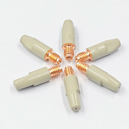 MIG-Brenner-Verbrauchsmaterial-Kit – Beschichtete Kontaktspitzen und Gasdüsen für 25AK