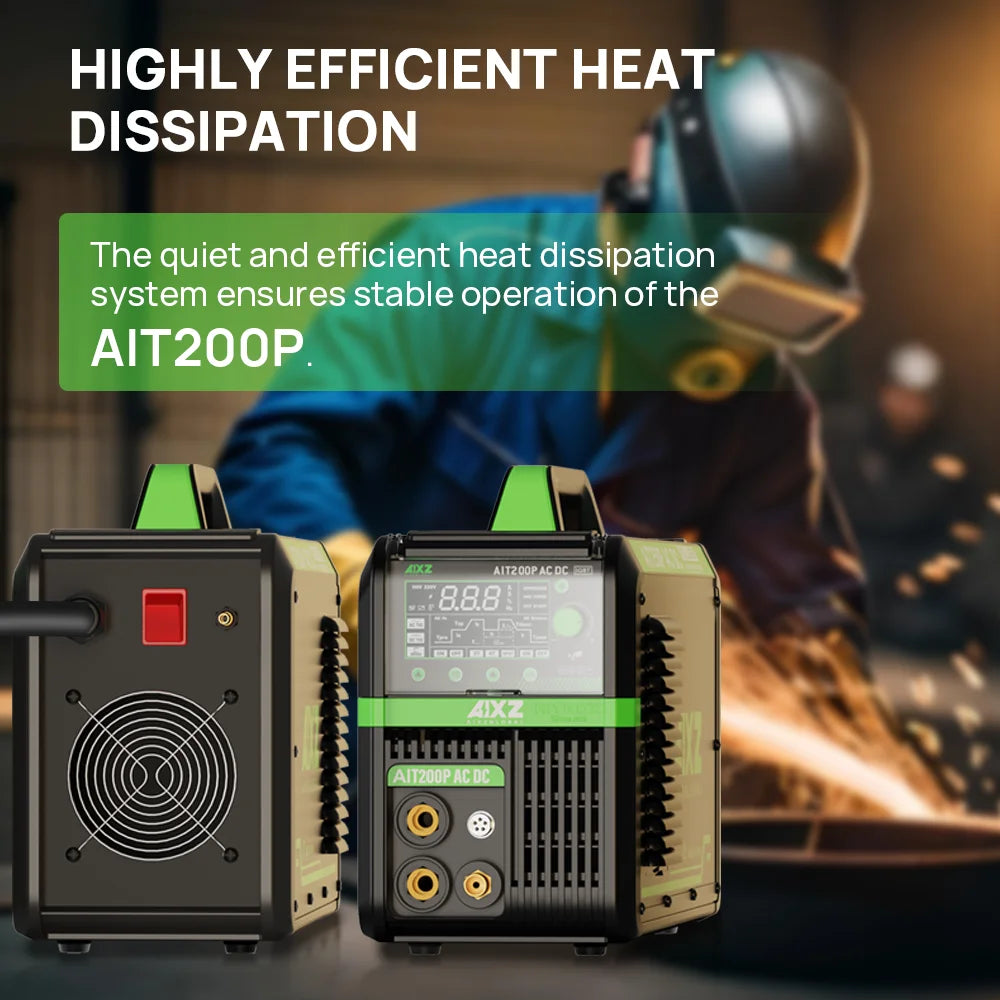AIXZ 200A AC/DC 5-in-1 Schweißgerät – Aluminium, TIG & MMA