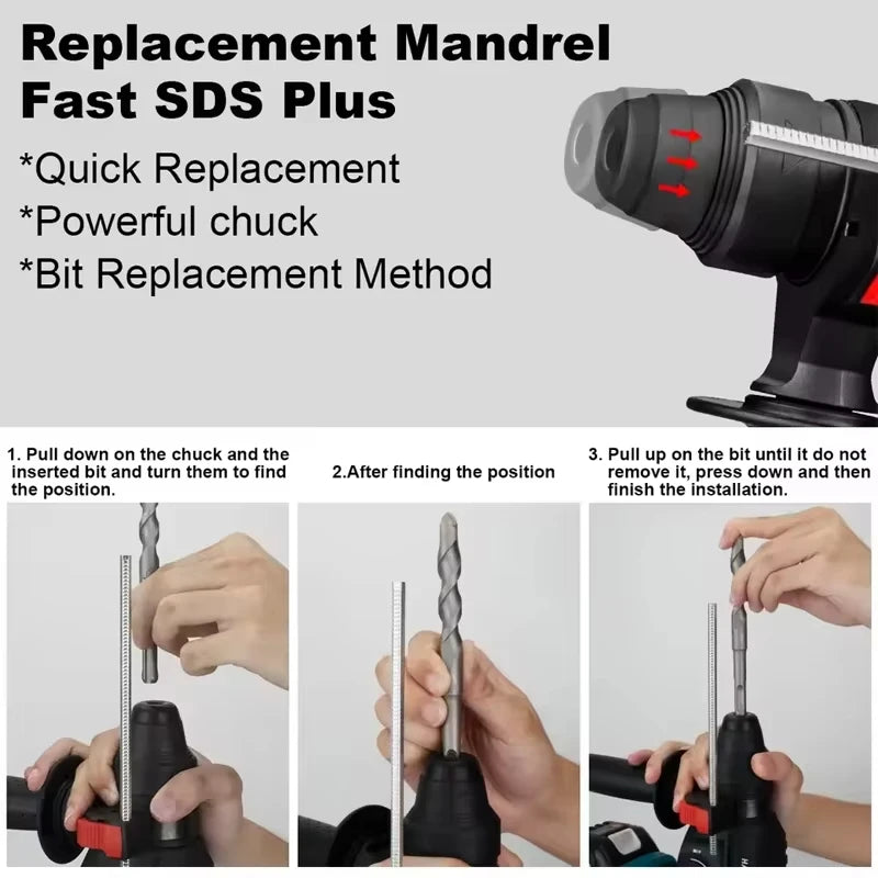 Makita 26V HammerPro – 18V bürstenloser Akku-Bohrhammer