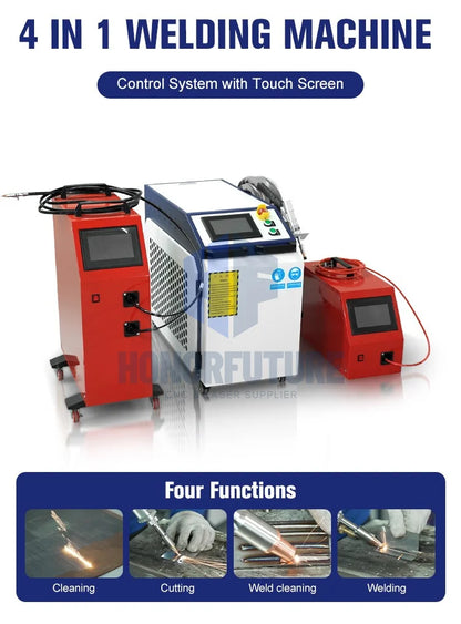 Handgeführte Faserlaser-Schweißmaschine 1500W / 2000W / 3000W
