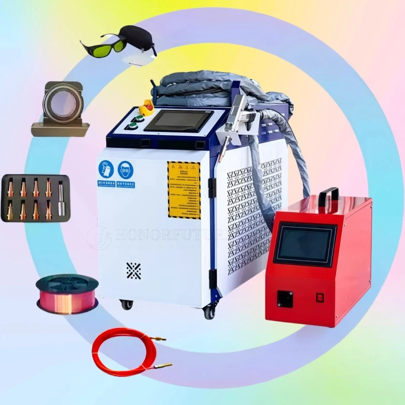 Handgeführte Faserlaser-Schweißmaschine 1500W / 2000W / 3000W