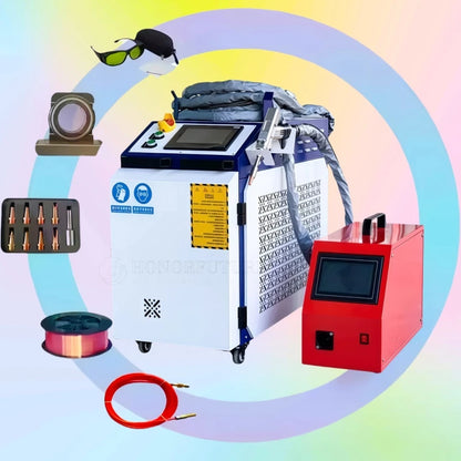 Handgeführte Faserlaser-Schweißmaschine 1500W / 2000W / 3000W